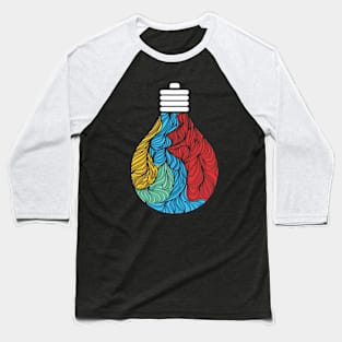 Rainbow Lamp Colorful Baseball T-Shirt